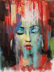 Pop Pastel III By A. Orme - Red