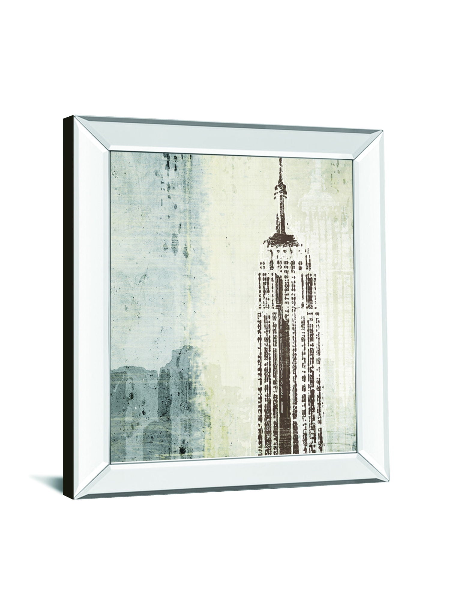 Edifioe II By Venter, T - Mirror Framed Print Wall Art - Gray