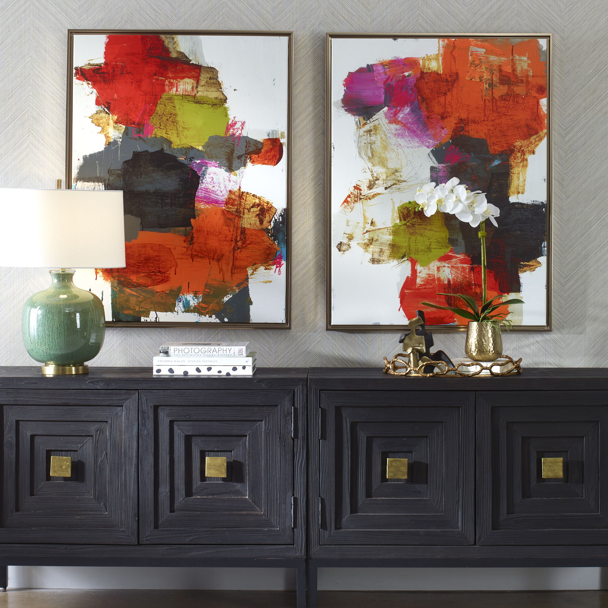 Tried And True - Framed Abstract Art (Set of 2)