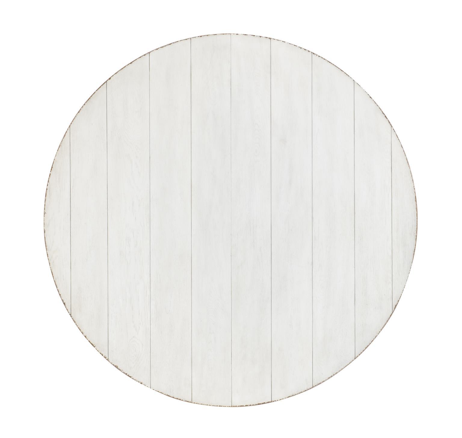Cottage Park - Complete Round Table - White