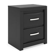 Stabotta - Two Drawer Night Stand - Black