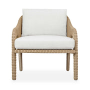 Kavali - Outdoor Wicker Lounge Chair - Woodtone