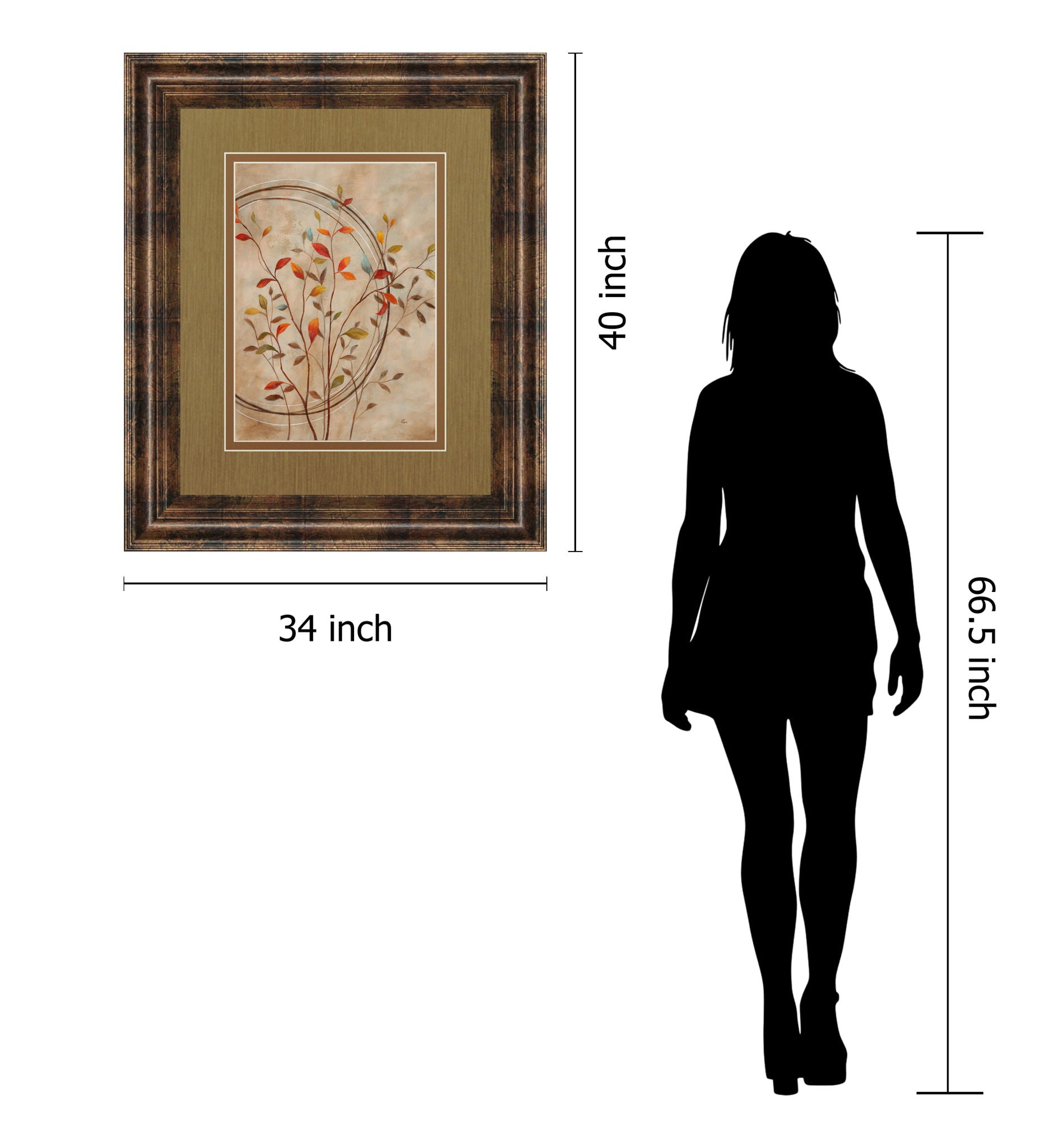 Autumn's Delight Il By Nan - Framed Print Wall Art - Light Brown