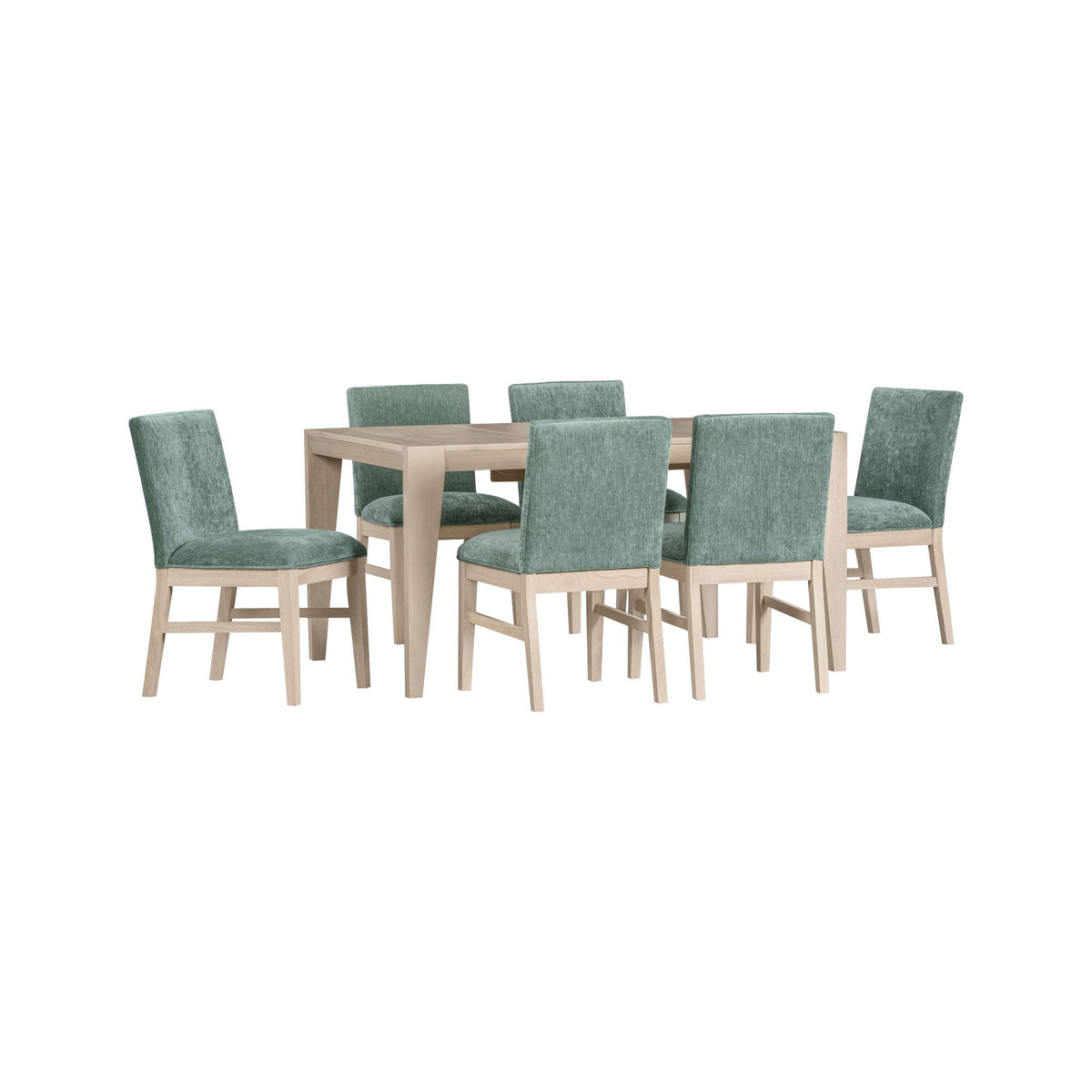 West End - Parson Chair With Sage Green Upholstery