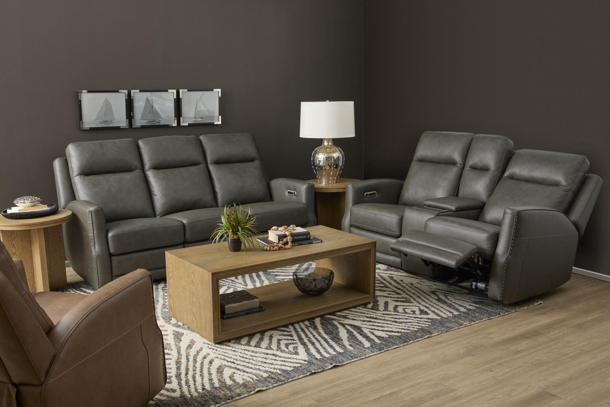 Maxwell - Power Reclining Sofa With Power Headrests And Lumbar