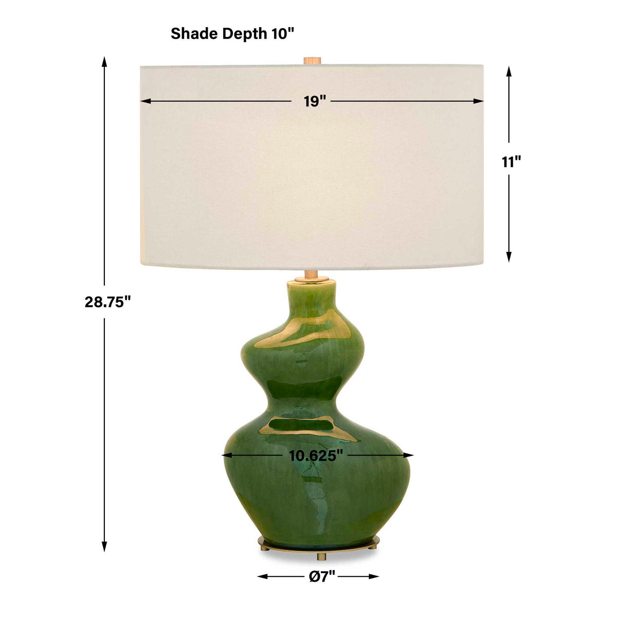 Esall - Table Lamp - Green