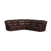 Oasis Leather Reclining Sectional