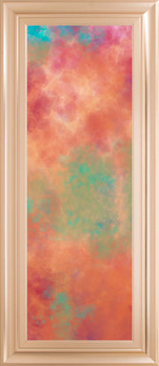 Vapor Il. A By Jason Johnson - Framed Print Wall Art - Red