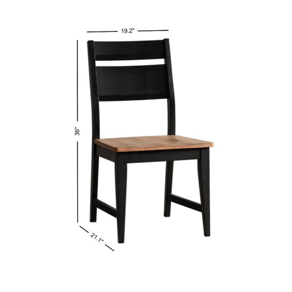 Austin - Panel Chair - Natural Mango Wood