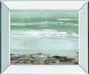 Grey Dawn By Caroline - Mirror Framed Print Wall Art - Gray