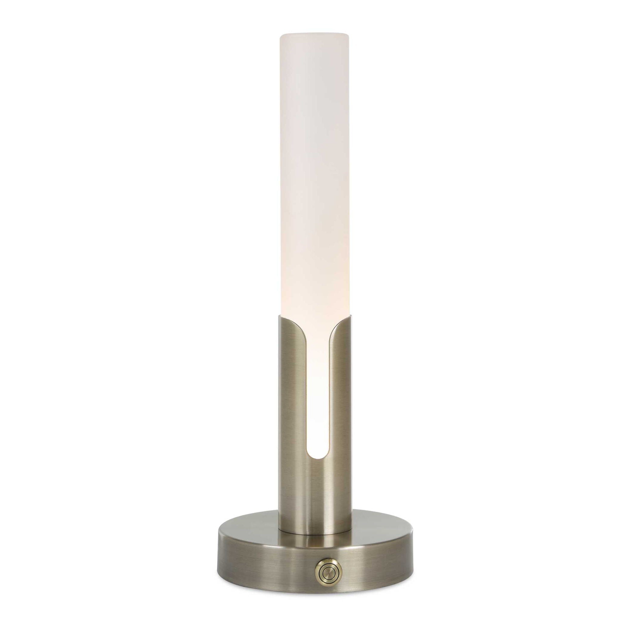 Tron - Rechargeable LED Accent Lamp - Brass,Gold