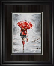 34x40 City in the Rain I By Jolanta Kowalik - Gray