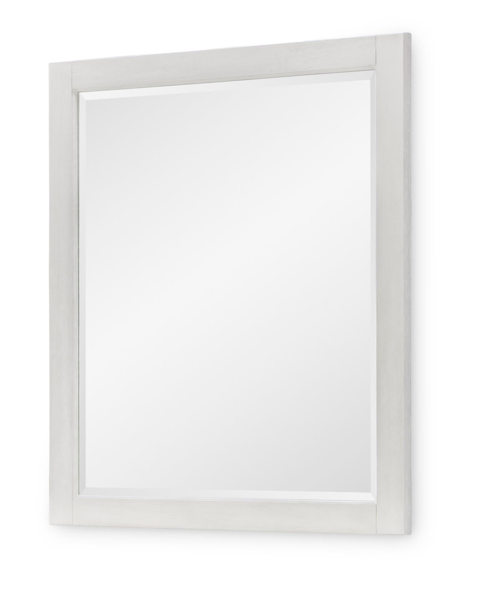 Ashton - Rectangular Mirror - Bleached Linen