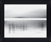 Whispering Reeds - 28" x 34" Framed Wall Art - Gray