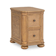 Nolan - Chairside Table - Dusted Barley