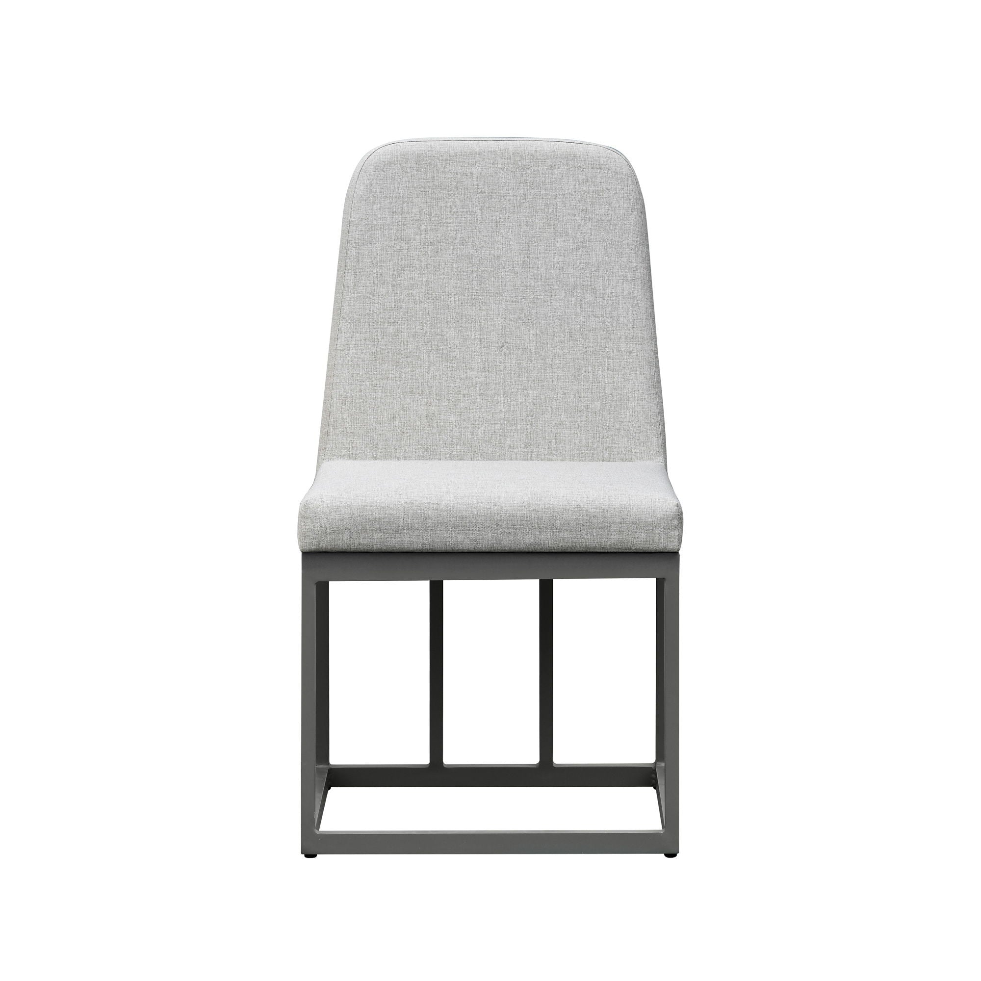 Navarro - Outdoor Dining Upholstered Side Chair - Mocha