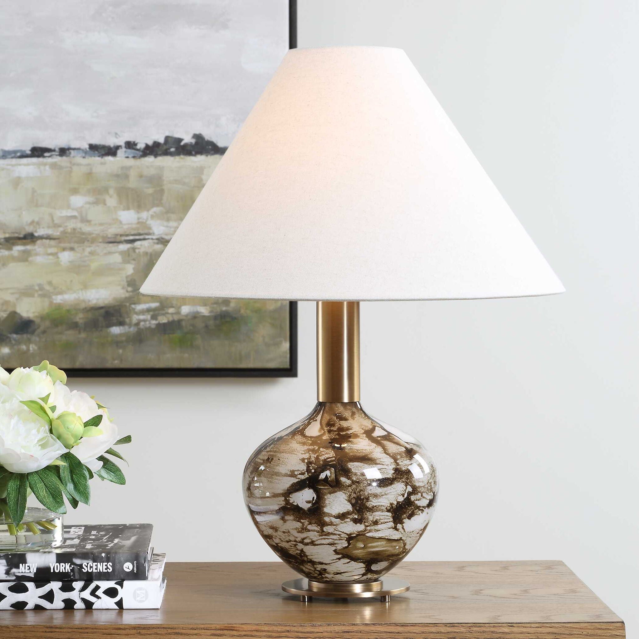 Montagu - Table Lamp - Dark Brown