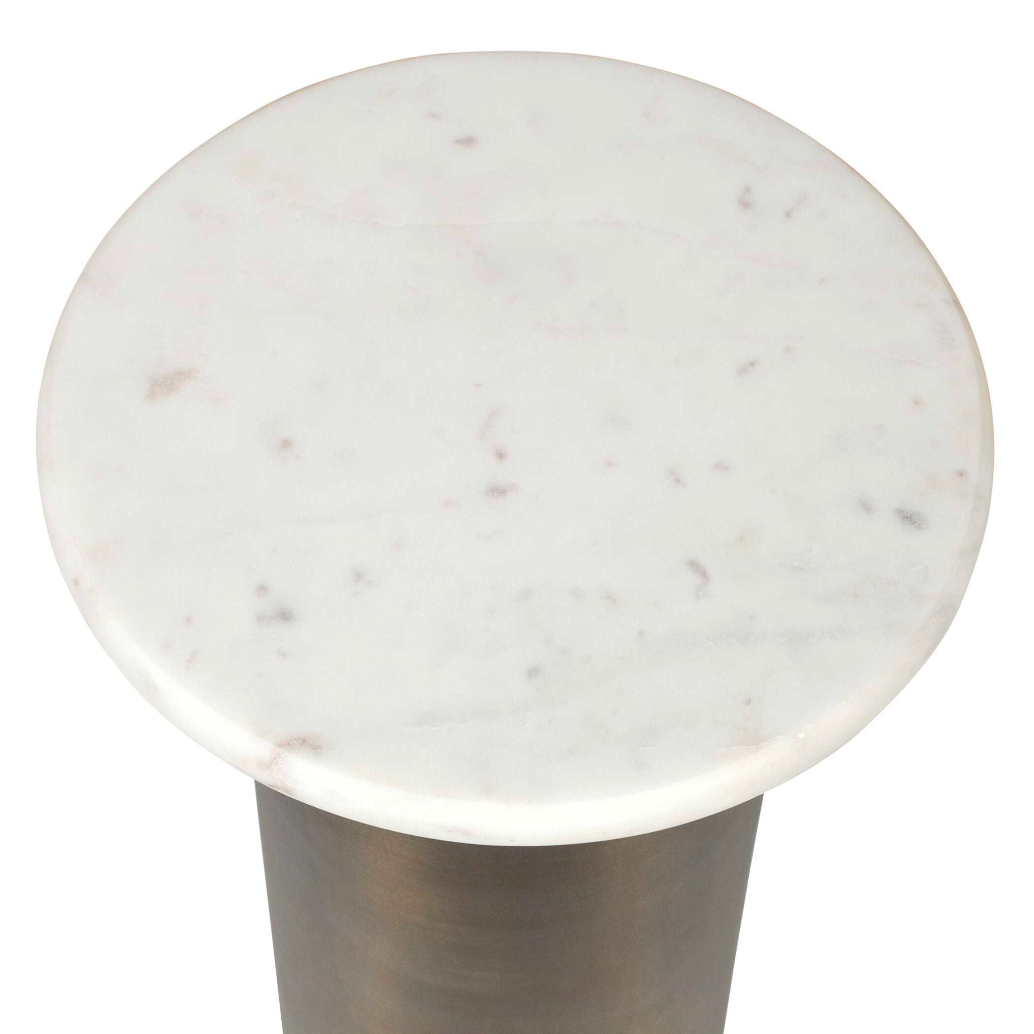 Reiss - Drink Table - Bronze / White