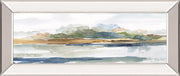 Solace By Nan - Mirror Framed Print Wall Art - Beige