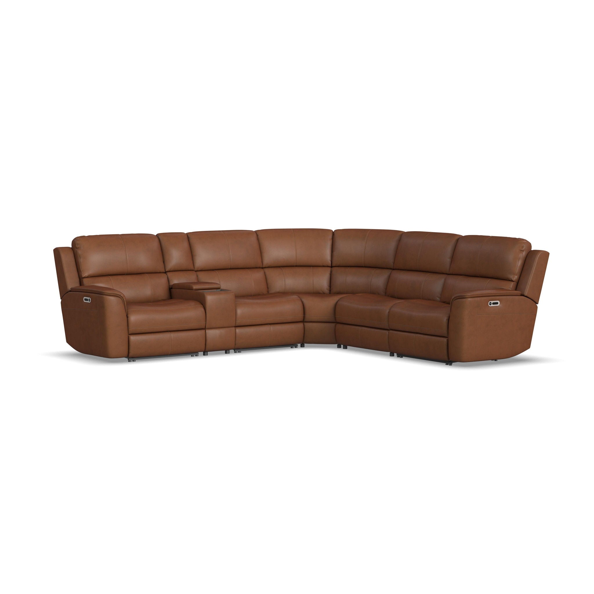 Henry Leather Reclining Sectional