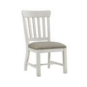 Drake - Slat Chair - Rustic White / French Oak