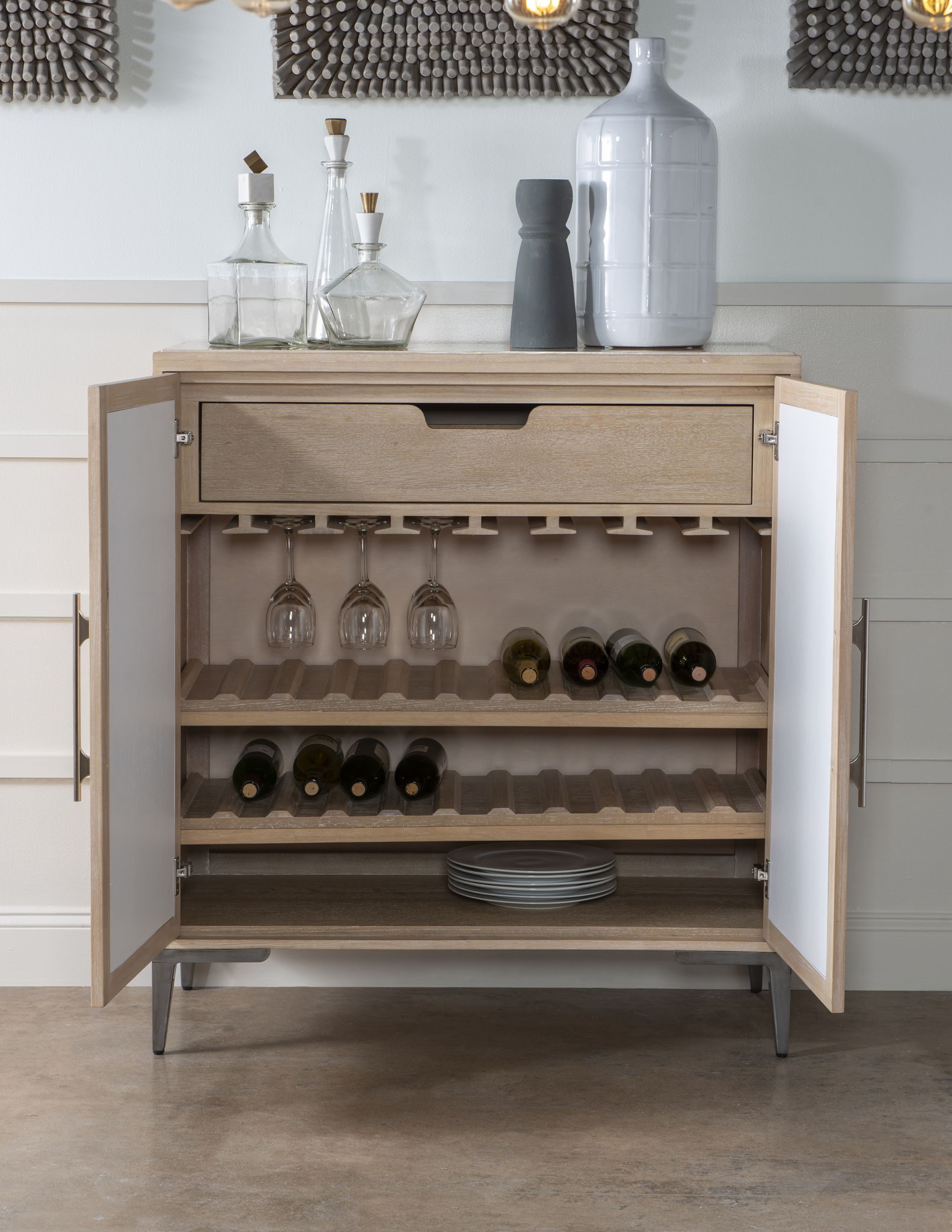Biscayne - Bar Chest - Beige
