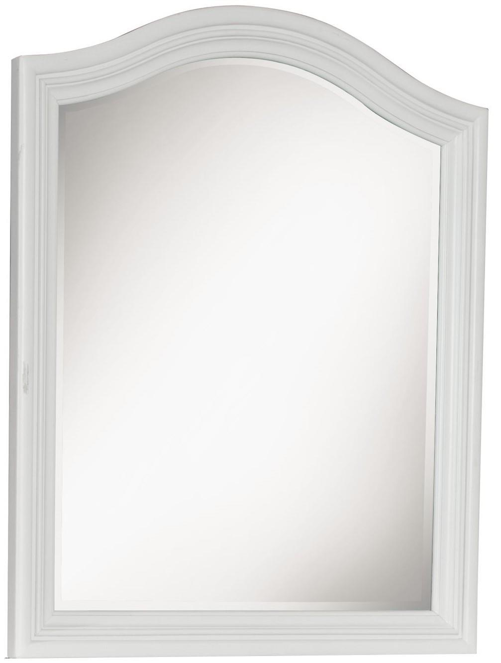 Madison - Arched Mirror - Natural White Painted Finish
