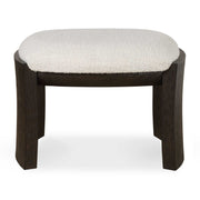 Port - Small Bench - Walnut / White