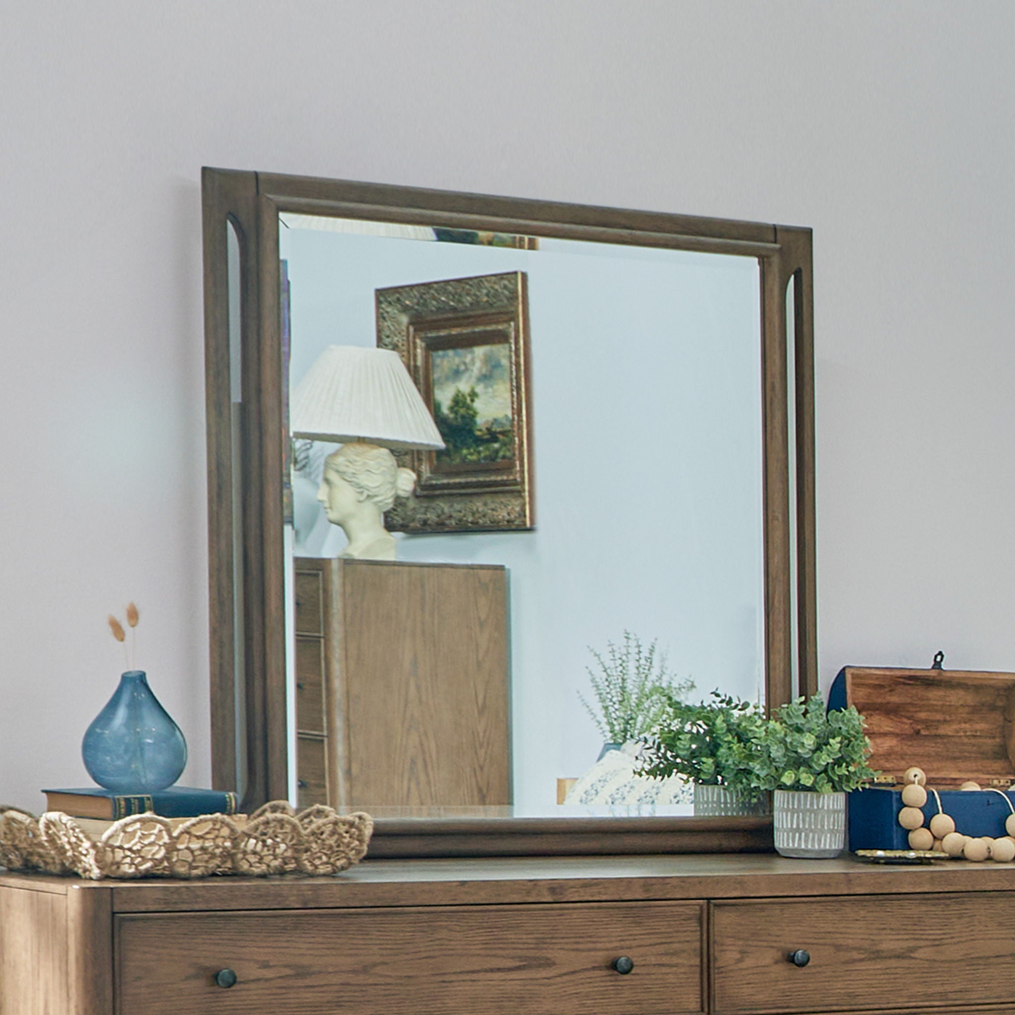 Verona - Mirror - Dark Brown