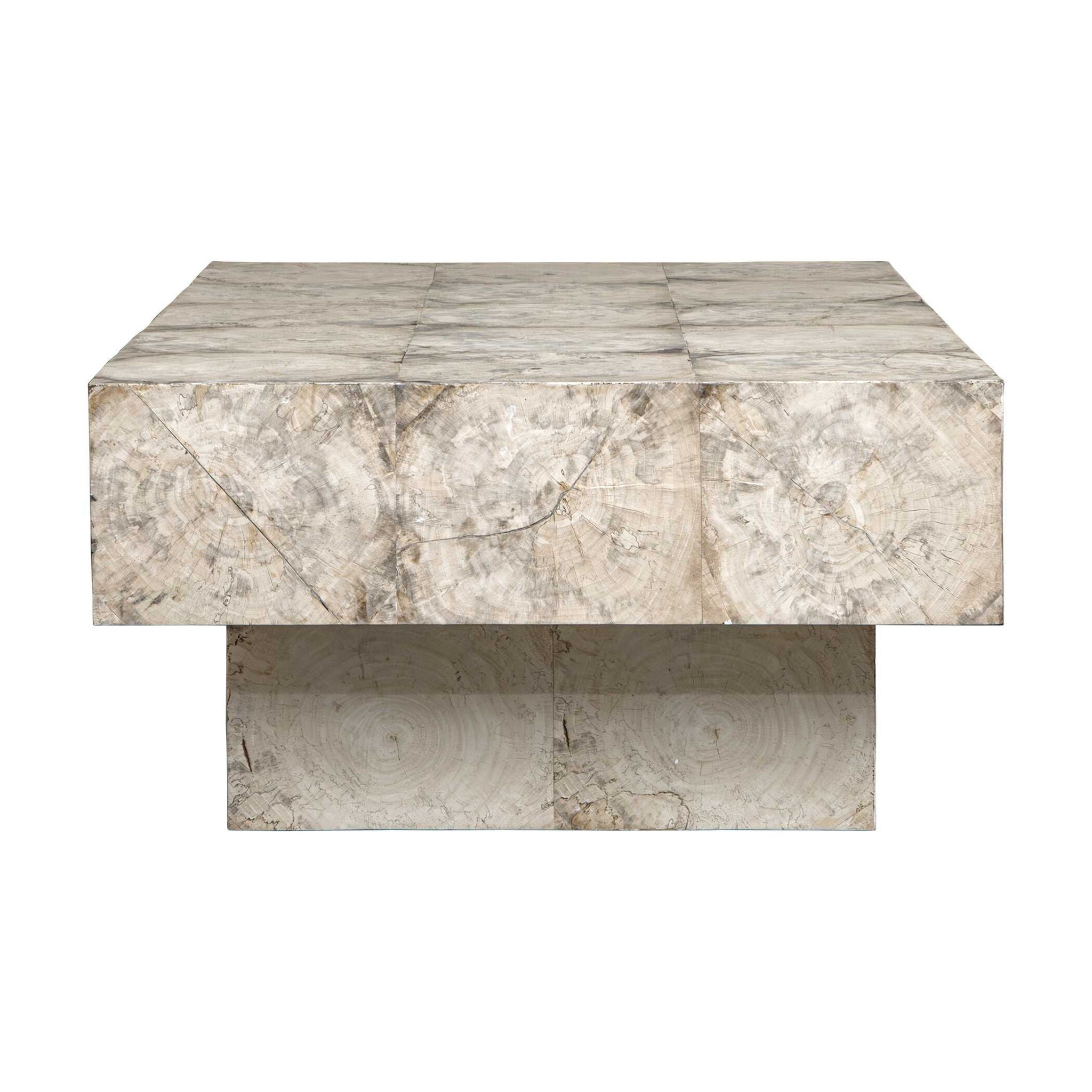 Kotoa - Bleached Coffee Table - White,Woodtone