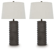 Neilett - Poly Table Lamp (Set of 2) - Antique Brown