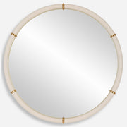 Cyprus - Round Mirror - White