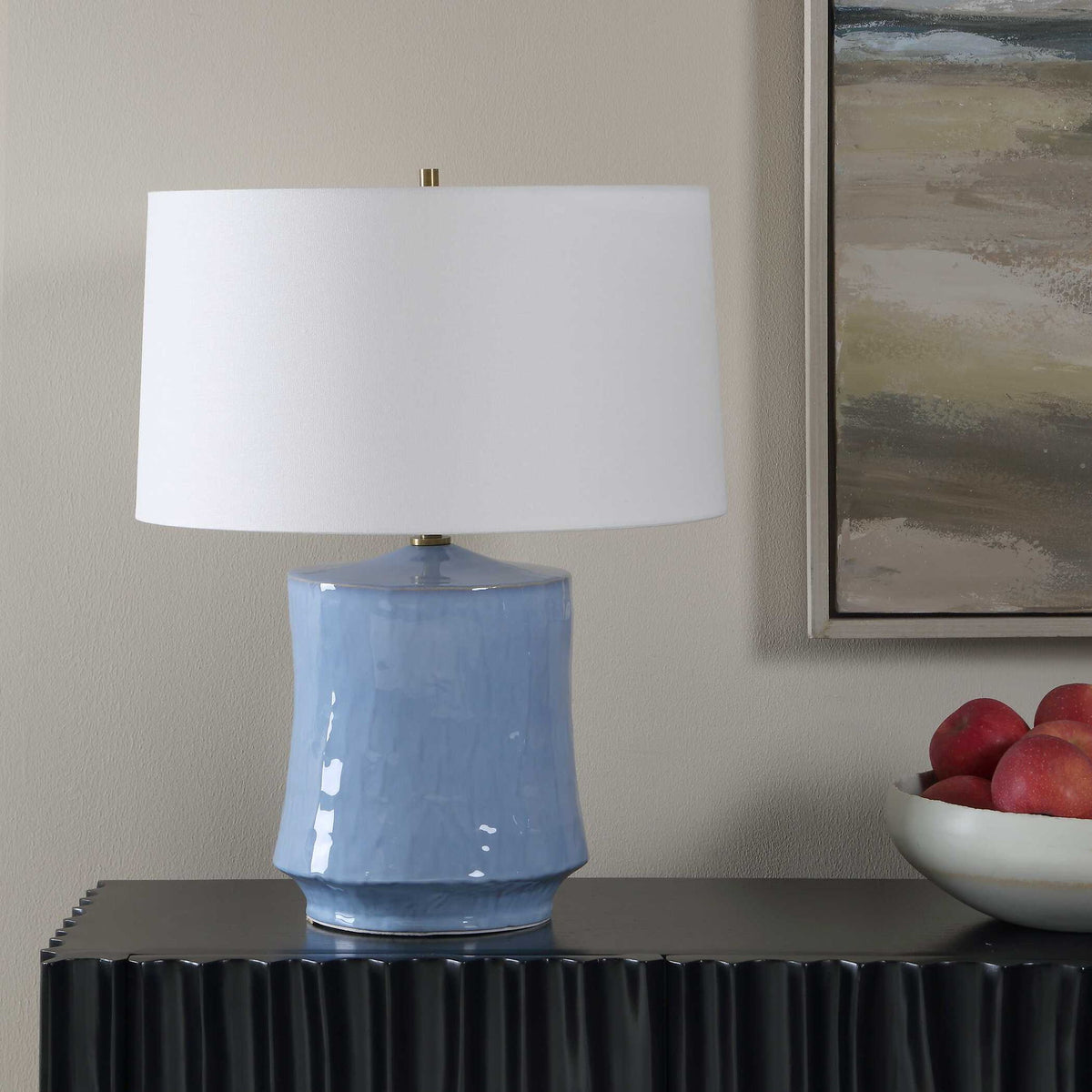 Kamara - Powder Table Lamp - Blue