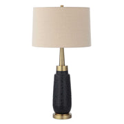 Spyglass - Wood Grain Table Lamp - Black