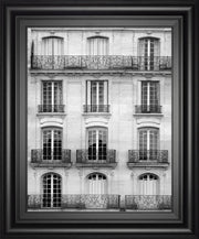 Across The Street I By Laura Marshall - Framed Print Wall Art - Dark Gray
