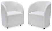 Rowanbeck - Dining Upholstered Arm Chair (Set of 2) - Ivory