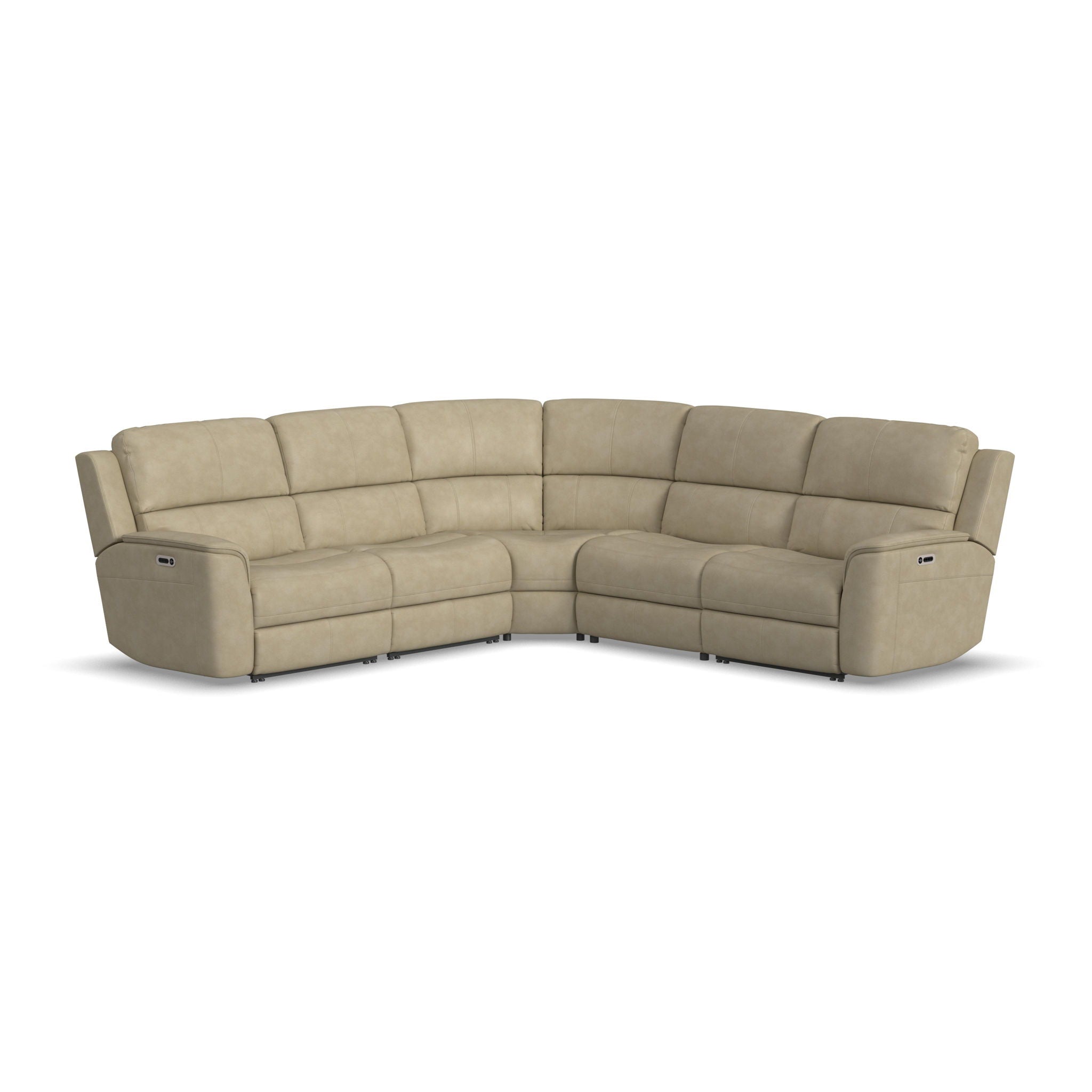 Henry Leather Reclining Sectional