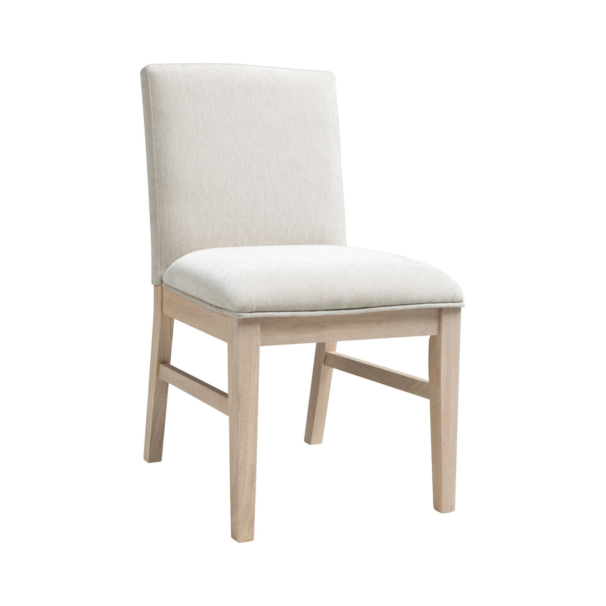 West End - Parson Chair With Ivory Upholstery