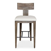 Cellini - Outdoor Bar Stool - Brown / White