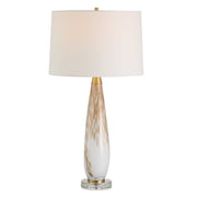 Lyra - Table Lamp - White & Gold