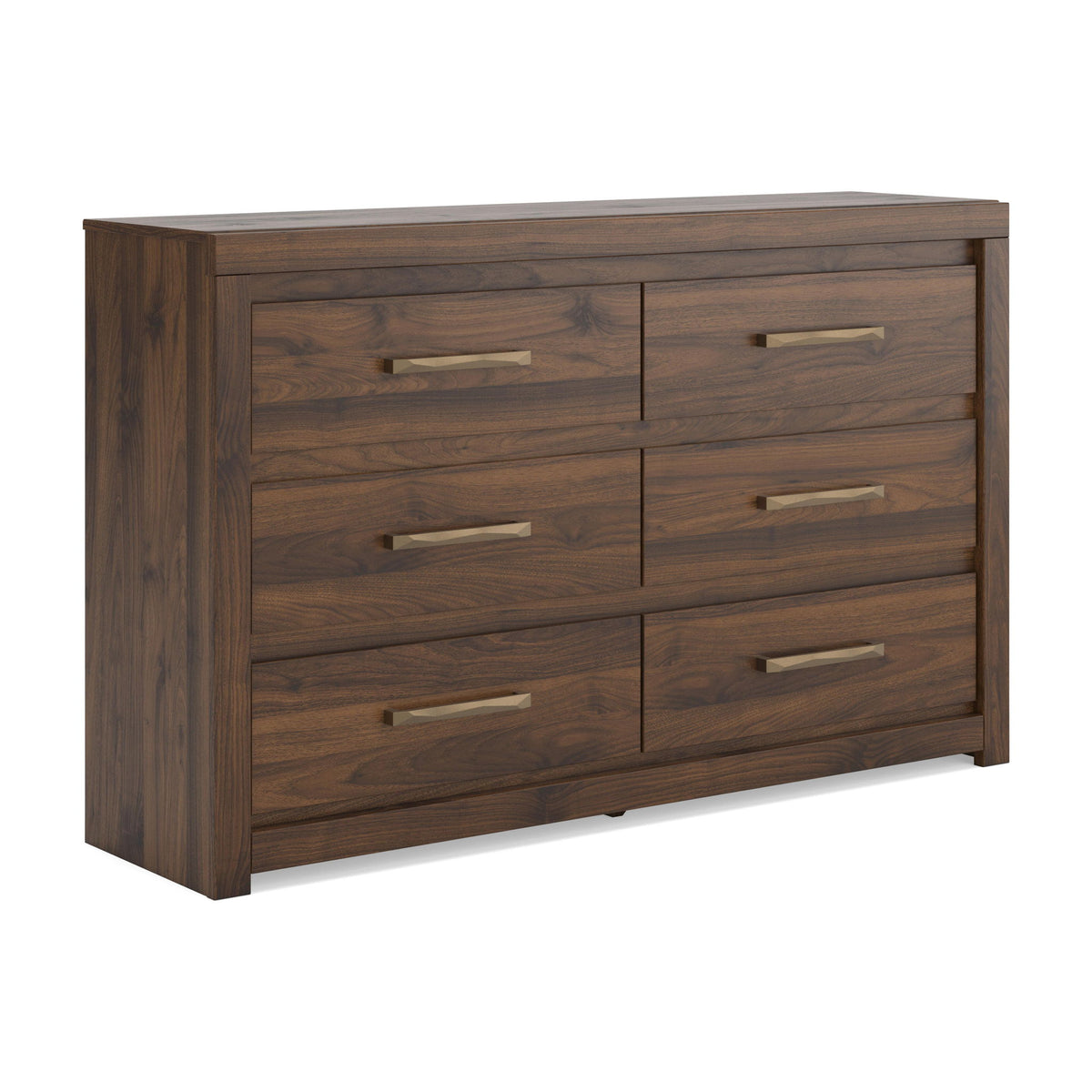 Janfyn - Six Drawer Dresser - Brown