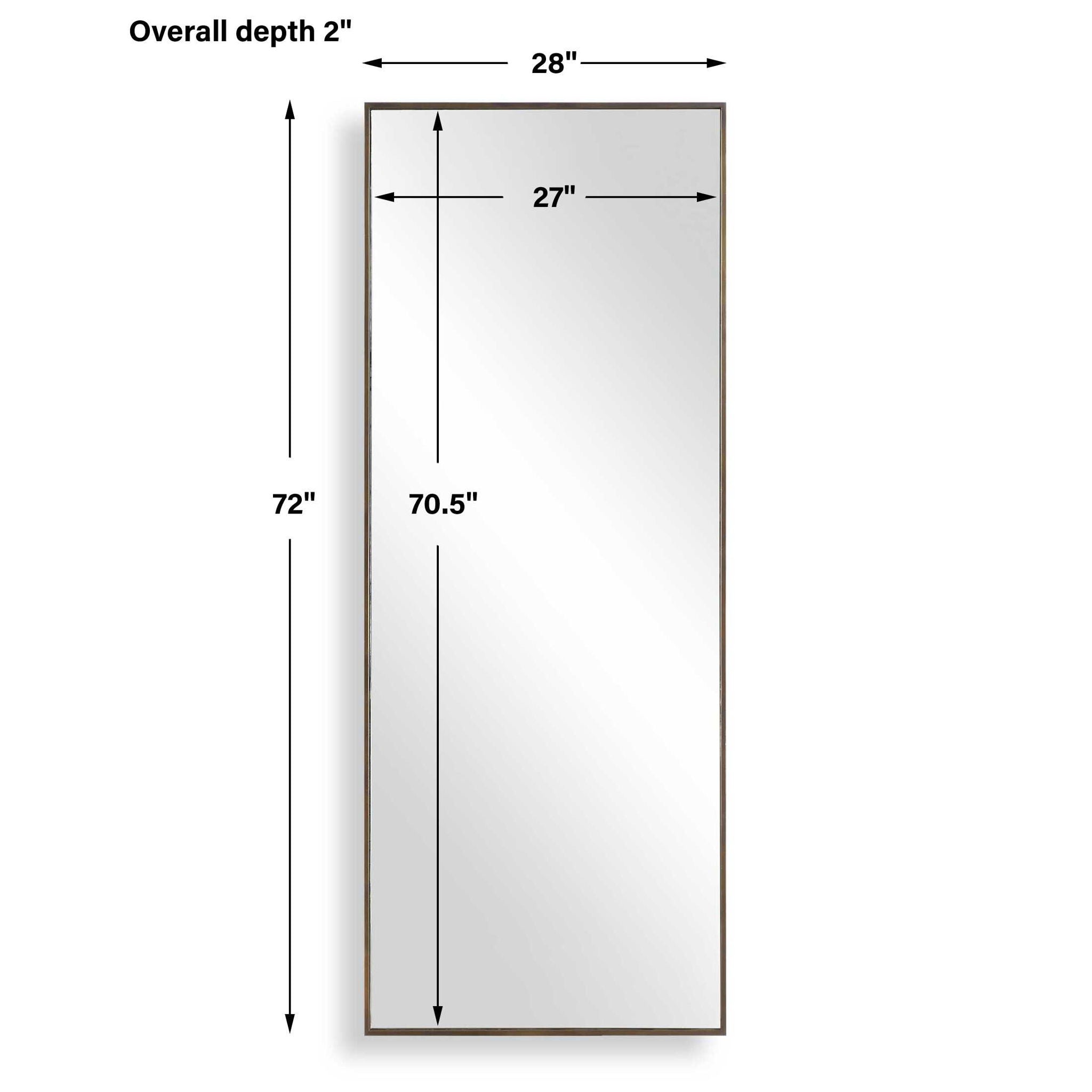 Patterson - Dressing Mirror - Bronze
