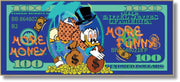 Greedy Duck Delight - 28" x 63" Framed Wall Art - Green