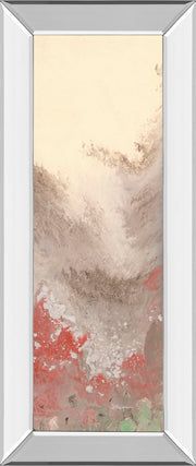 Sang Froid Il By Dlynn Roll - Mirror Framed Print Wall Art - Beige