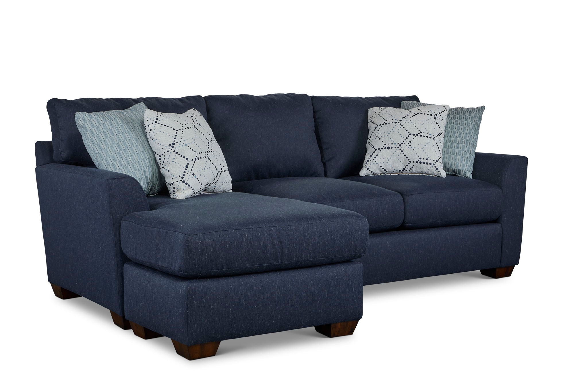 Corazon - Fabric Stationary Reversible Chaise Sofa