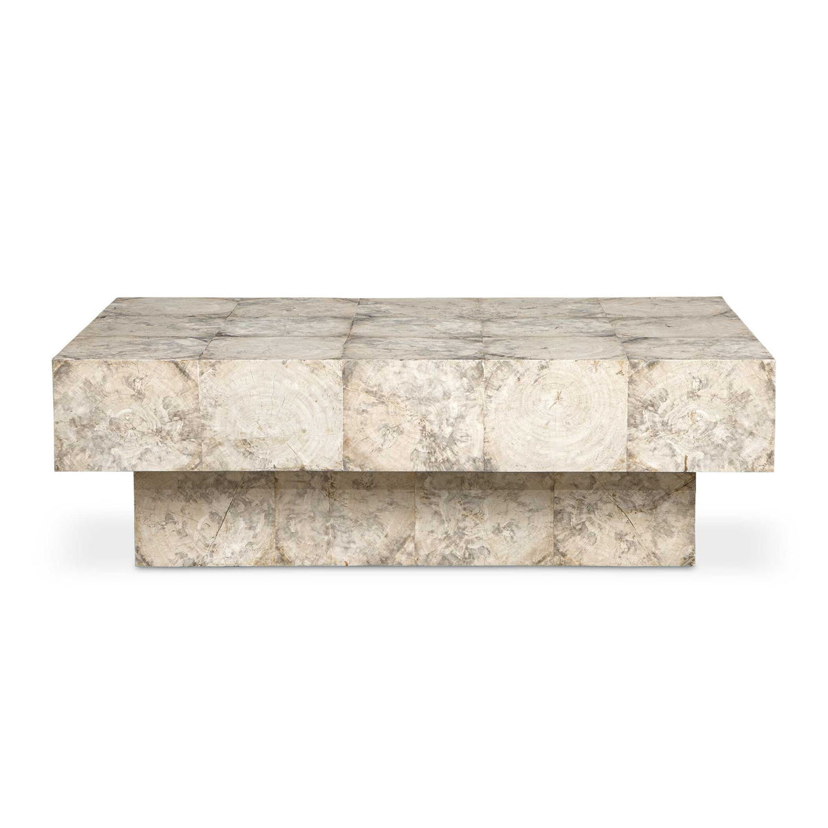 Kotoa - Bleached Coffee Table - White,Woodtone