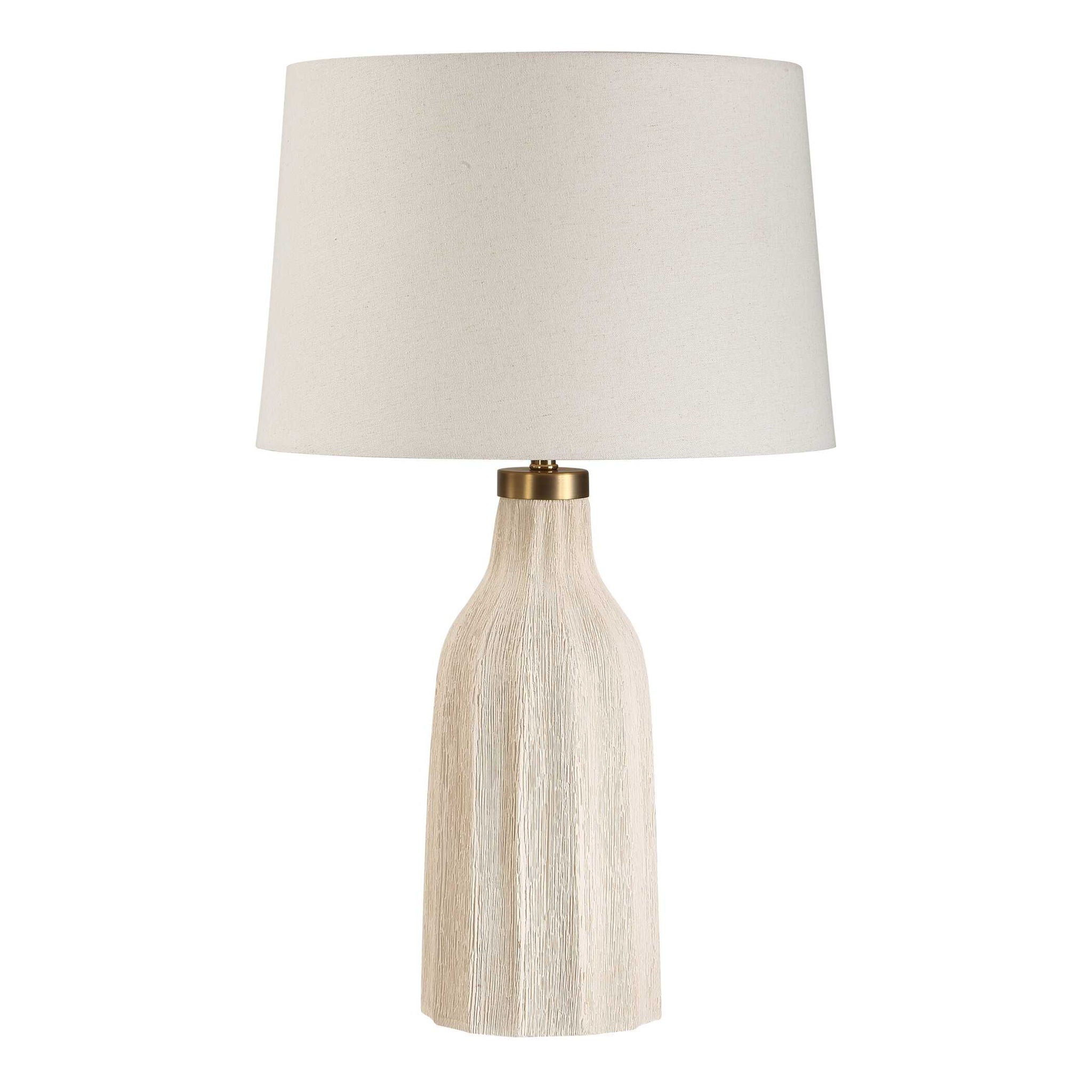 Maddox - Textured Table Lamp - Off White