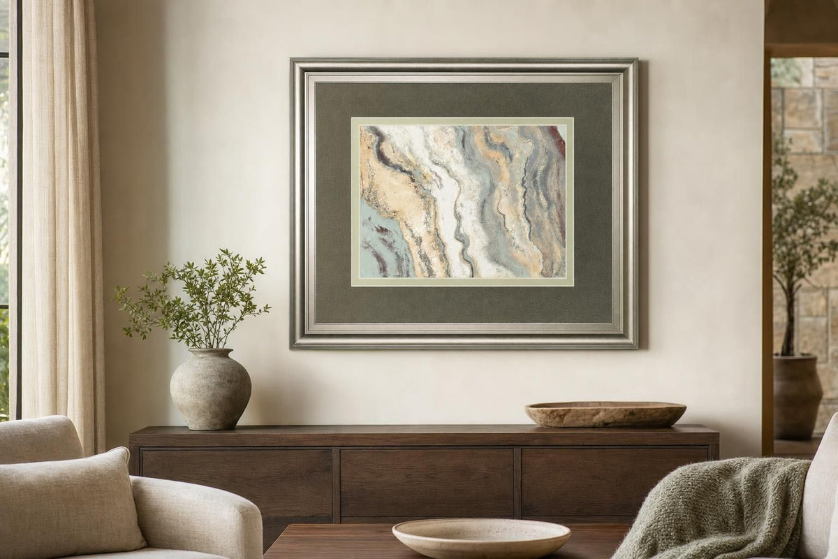 34x40 Cool Flow II By PatriciaPinto - Dark Gray