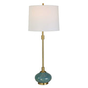 Kaimana - Aged Buffet Lamp - Blue