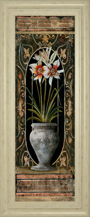 Blanco Botanical Il By Douglas - Framed Print Wall Art - Beige